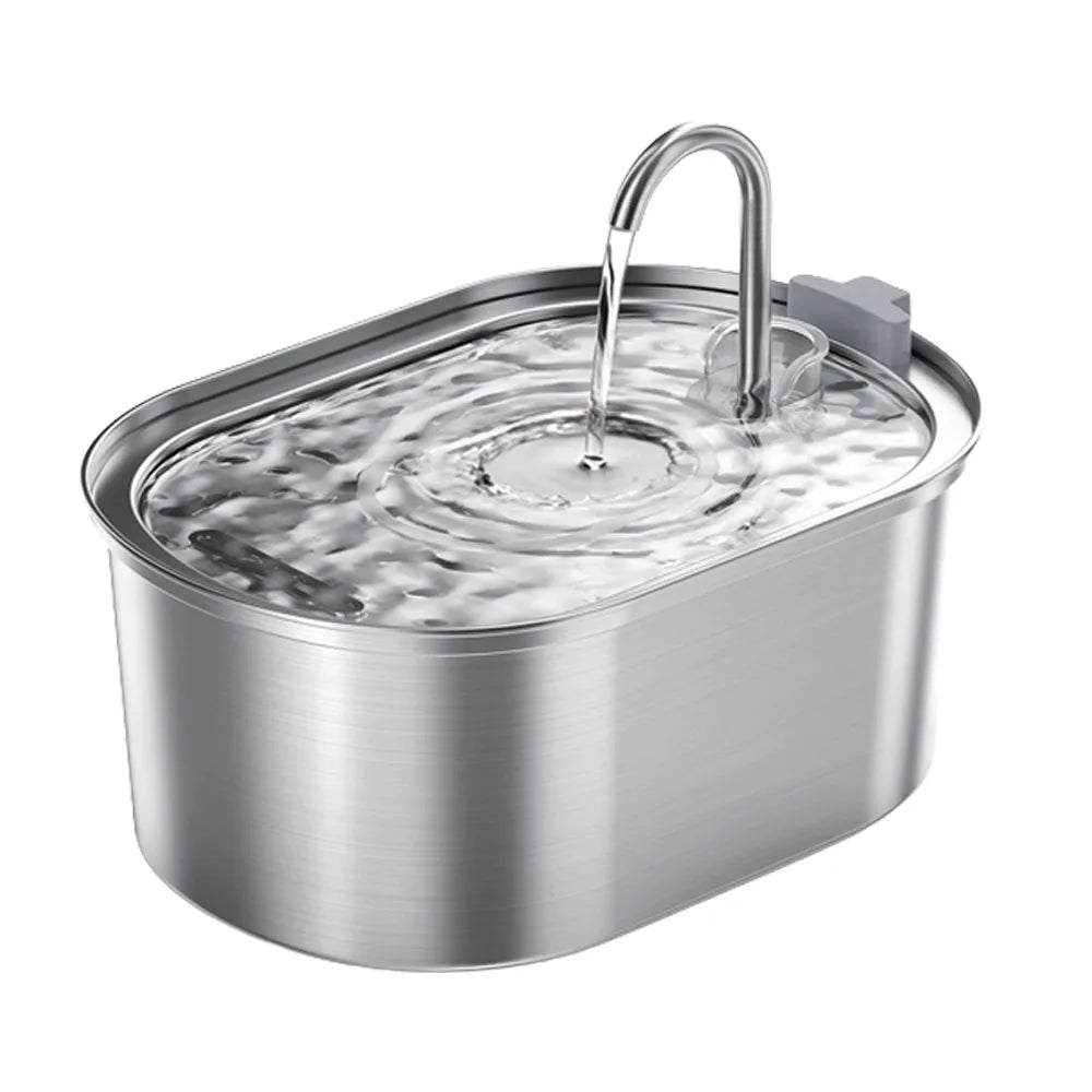 standard edition Color Stainless Steel Smart Cat Water Fountain 3.2L