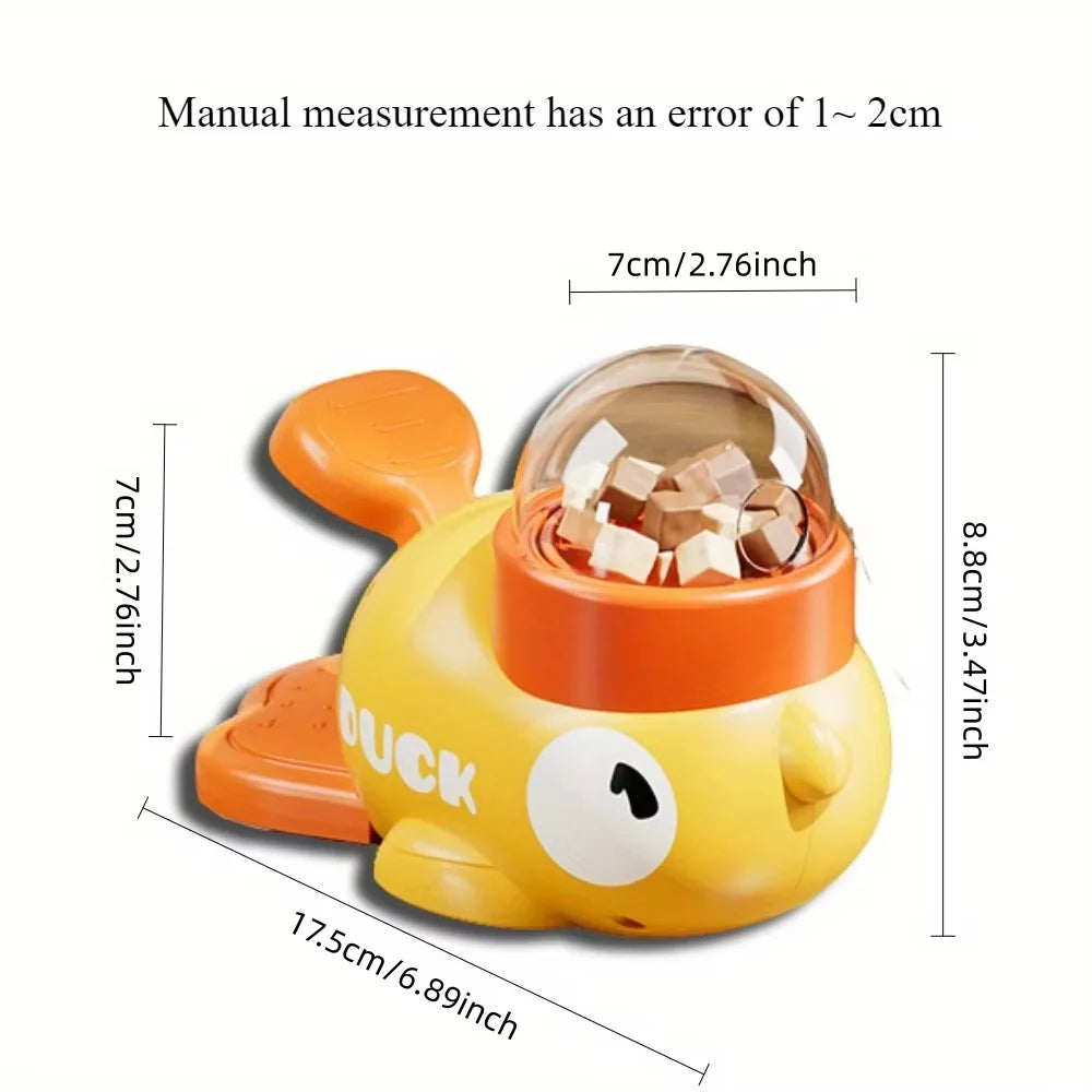 Pet slow food bowl Color Duck-Shaped Slow Feeder Dog Bowl Snack Dispenser
